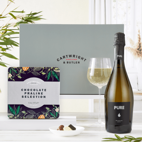 Prosecco and chocolate gift